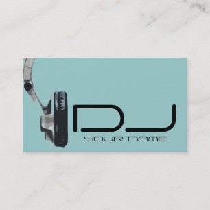 Einzigartige DJ-Visitenkarte Visitenkarte