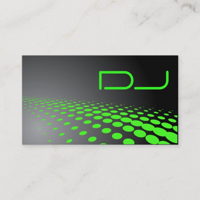 Einzigartige DJ-Visitenkarte Visitenkarte (Vorderseite)