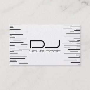 Einzigartige DJ-Visitenkarte Visitenkarte
