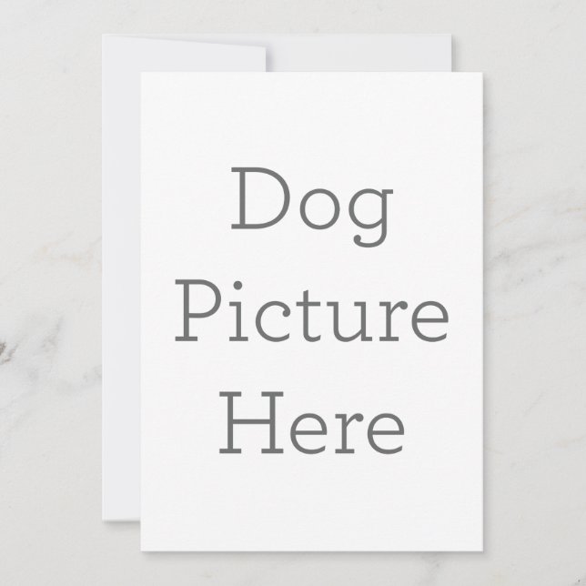 Einzigartige Einladung für Hunde (Vorderseite)