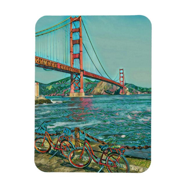 Einzigartige Fahrradgeschenke Magnet (Vertikal)