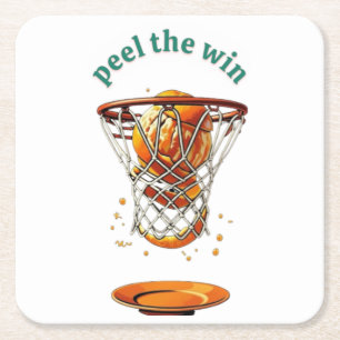 Einzigartige Geschenke für Basketballliebhaber pel Rechteckiger Pappuntersetzer