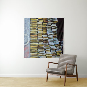 Einzigartige Geschenke für Bücherliebhaber Wandteppich
