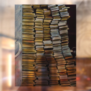 Einzigartige Geschenke für Buchliebhaber Fensteraufkleber