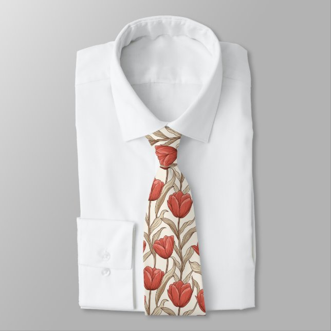 Einzigartige Geschenke für Ehemann Tulpe Krawatte (Gebunden)