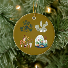 Einzigartige Geschenke für Pflanze Liebhaber kaufe Keramik Ornament