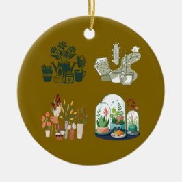 Einzigartige Geschenke für Pflanze Liebhaber kaufe Keramik Ornament