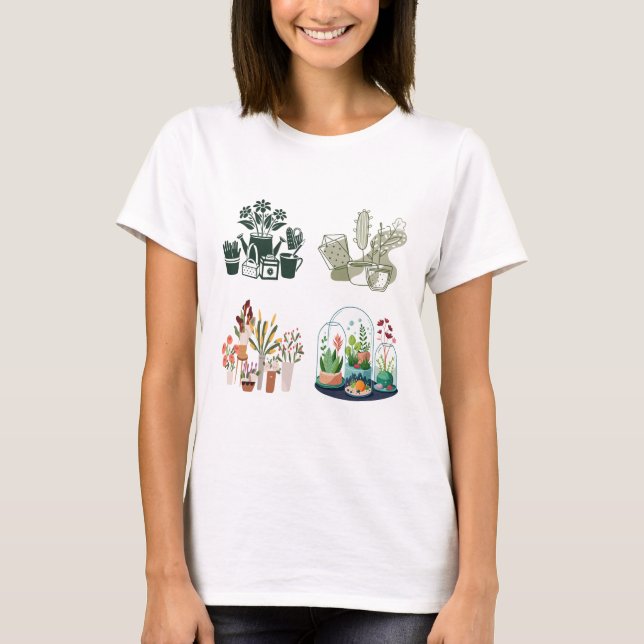 Einzigartige Geschenke für Pflanze Liebhaber kaufe T-Shirt (Vorderseite)
