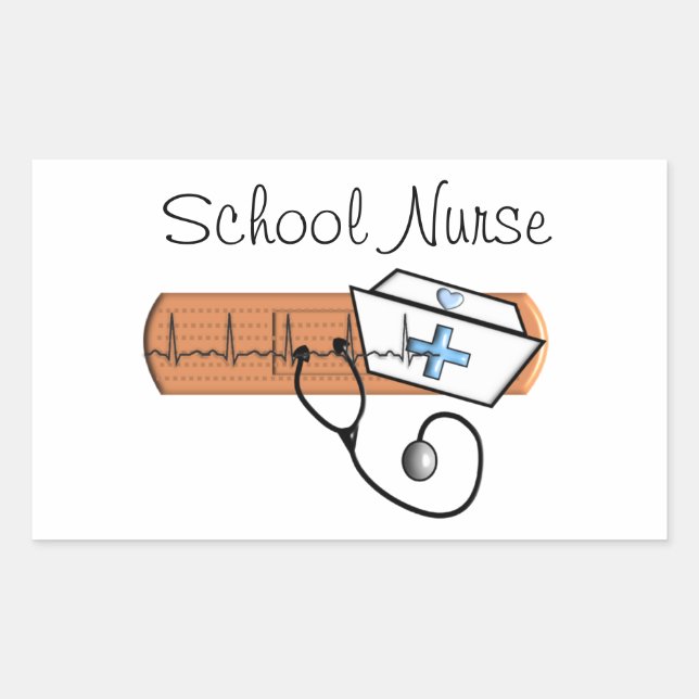Einzigartige Geschenke für Schulkinder Rechteckiger Aufkleber (Vorderseite)