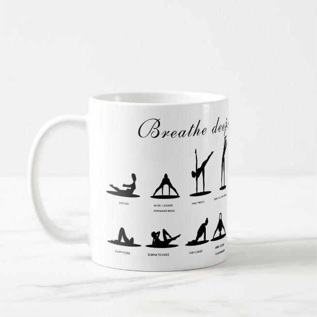 Einzigartige Geschenkideen für Yogafreunde aus der Kaffeetasse (Links)