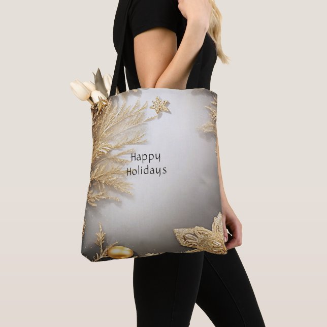 Einzigartige Gold Decorative Urlaubstorte Tasche (Von Nahem)