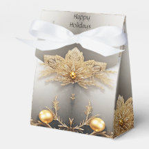 Einzigartige Gold Dekorative Geschenkboxen