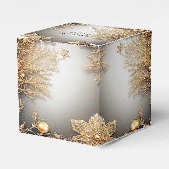 Einzigartige Gold Dekorative Geschenkboxen Geschenkschachtel (Vorderseite)