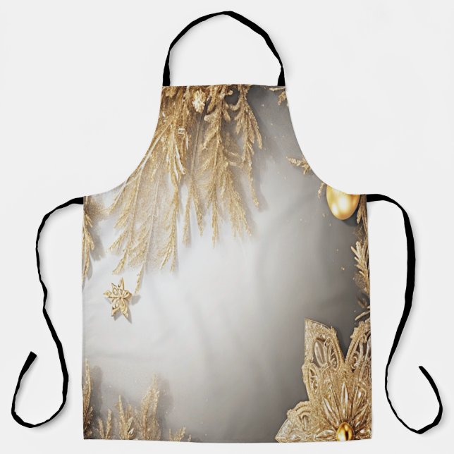 Einzigartige Gold Dekorative Schürze (Vorderseite)