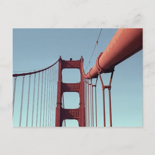 Einzigartige Golden Gate Bridge, San Francisco Fot Postkarte (Vorderseite)