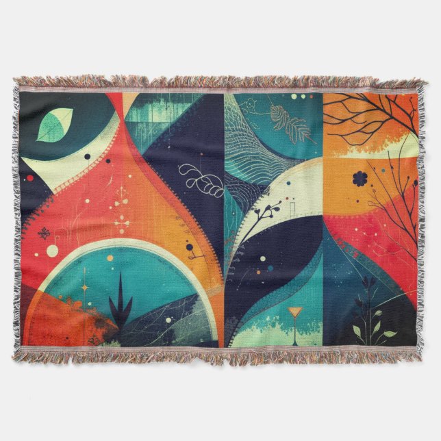 Einzigartige grafische Abstraktion Decke (Vorderseite)