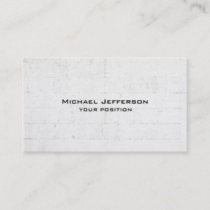 Einzigartige Grau-Mauer Beruflich Visitenkarte