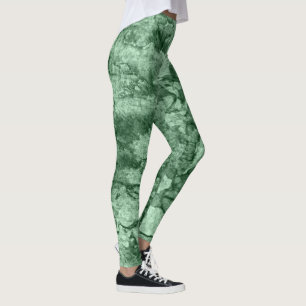 Einzigartige Grüngrunge Camouflage Grafische Leggi Leggings
