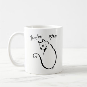 Einzigartige Hand gezeichnete perfekte Kaffeetasse