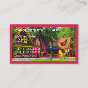 Einzigartige helle u. bunte wirkliche visitenkarte