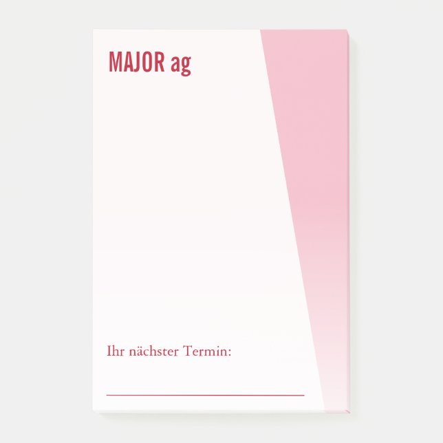 Einzigartige Hinweise cool und extravagant Post-it Klebezettel (Vorderseite)