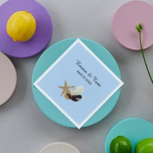 Einzigartige Hochzeitsfeier am Seeufer Serviette