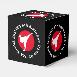 Einzigartige Kampfkunst Thema Karate Geburtstagspa Geschenkschachtel