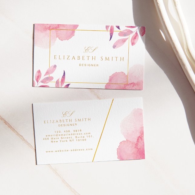 Einzigartige Korallenpfirsichfarben Moderne Visitenkarte (Von Creator hochgeladen)