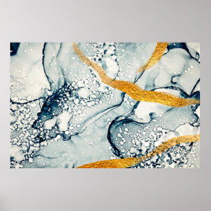 Einzigartige Kreativität. Art&Gold. Inspiriert vom Poster