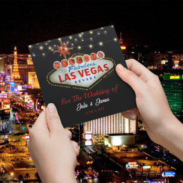 Einzigartige Las Vegas Hochzeit oder Party Einladu Einladung