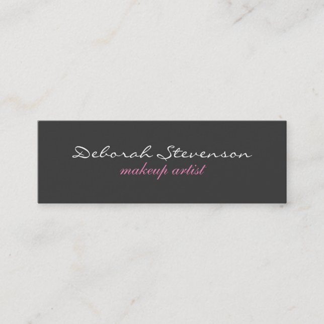 Einzigartige, Lila, doppelseitige Visitenkarte in  (Vorderseite)