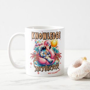 Einzigartige, lustige, farbenfrohe Tasse für Lehre