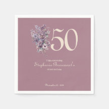 Einzigartige maulbeerfarbene Creme-Blumen-50. Gebu