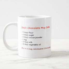 Einzigartige Microwave-Tasse (Rezepte mit Schokola Jumbo-Tasse