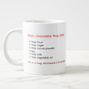 Einzigartige Microwave-Tasse (Rezepte mit Schokola Jumbo-Tasse