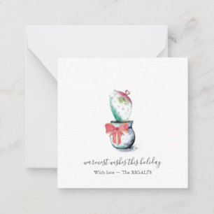 Einzigartige Mini-Weihnachtsgeschenke mit Umschläg Mitteilungskarte