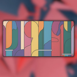 Einzigartige moderne Abstrakt geometrische Formen Schreibtischunterlage