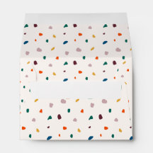 Einzigartige, moderne, farbenfrohe Terrazzo Print