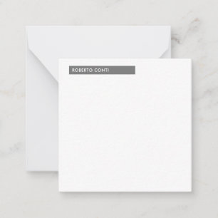 Einzigartige moderne Schlichte Minimalistische Bez Mitteilungskarte