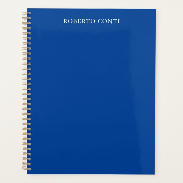 Einzigartige moderne Schlichte Minimalistische Bez Planer (Vorderseite)