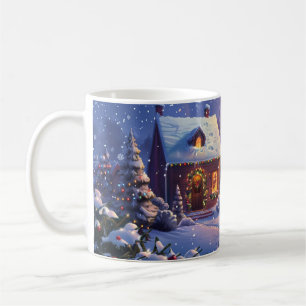 Einzigartige Muster, Weihnachten Kaffeetasse