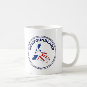 "Einzigartige Neufundland-Karte Kaffeetasse