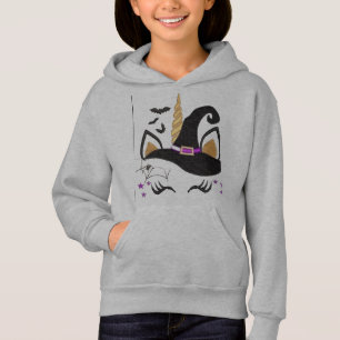 Einzigartige, niedliche Einhornhexe, niedliches Ha Hoodie