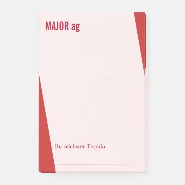 Einzigartige Noten cool und fancy Post-it Klebezettel (Vorderseite)