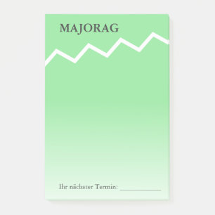 Einzigartige Noten Post-it Klebezettel