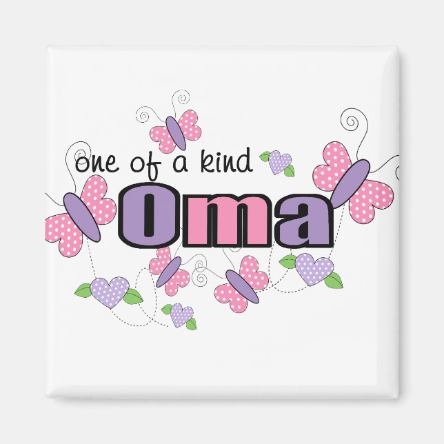 Einzigartige Oma Magnet (Vorne)