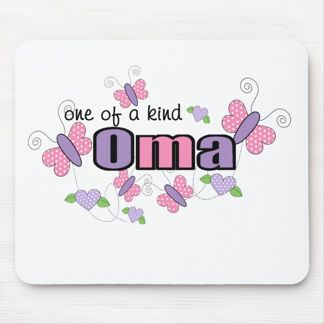 Einzigartige Oma Mousepad (Vorne)