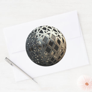 Einzigartige Orb-Aufkleber Runder Aufkleber
