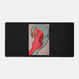 Einzigartige Original-Charakter-Kunst-Schreibtisch Schreibtischunterlage