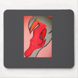 Einzigartige Original-Charakterkunst Mousepad